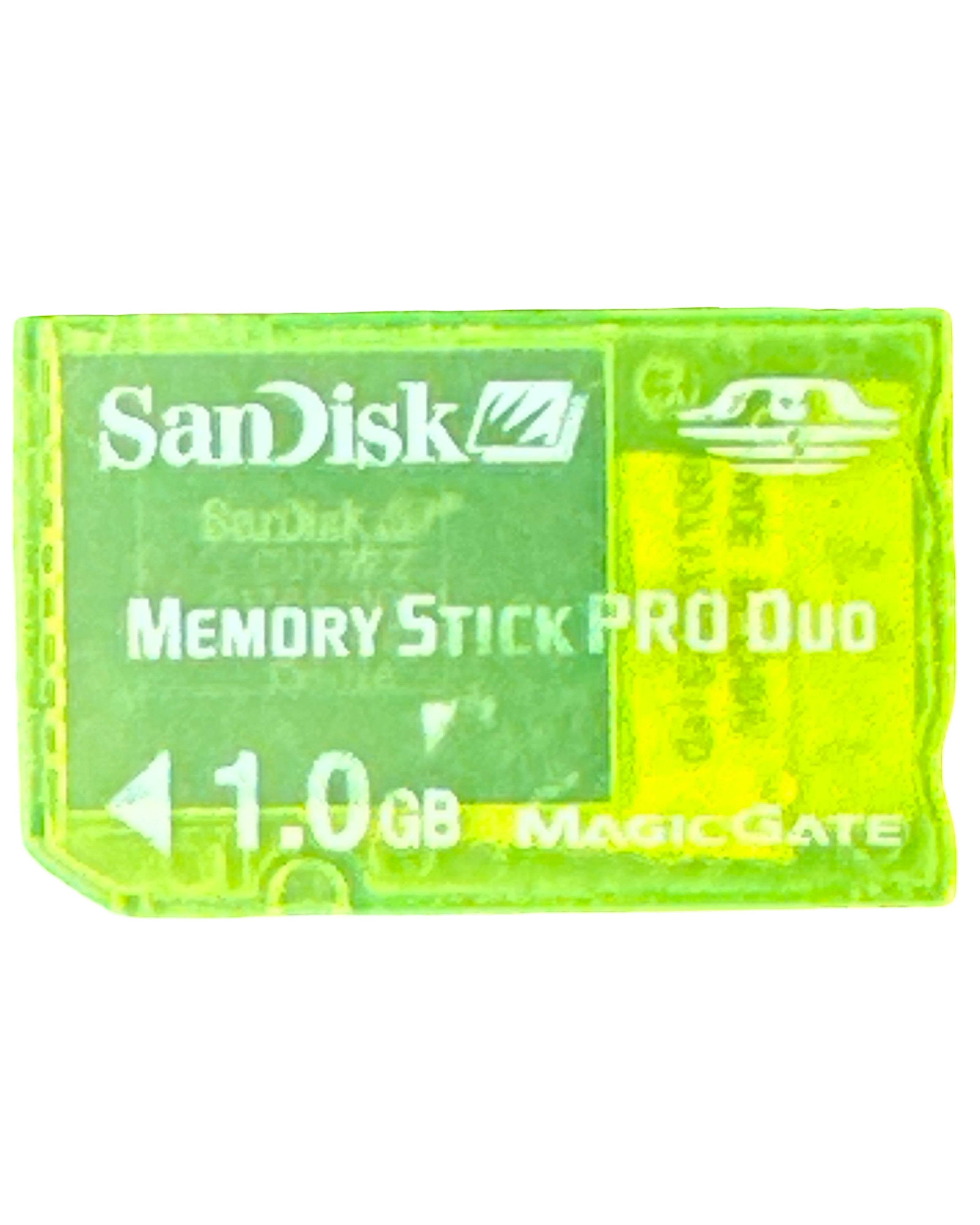 PSP Memory Stick Pro Duo - PSP - 1GB Neon Green