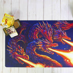 Yawning Dragon Playmat - Standard Playmat / Plain
