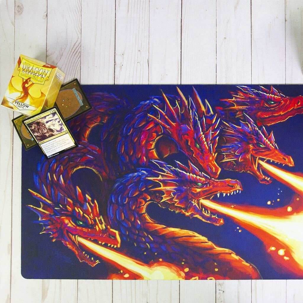 Aurora And The White Dragon Playmat - Standard Playmat / Plain