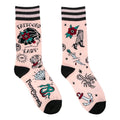 Tattooed Lady Crew Socks - 