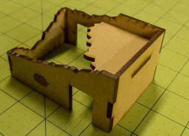 Middle East One Story Building (MDF) - 15MMDF010-D - 