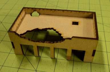 Middle East One Story Building (MDF) - 15MMDF011-D - 
