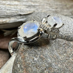 Moonstone Infinity Promise Ring