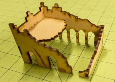 Middle East One Story Building (MDF) - 15MMDF012-D - 