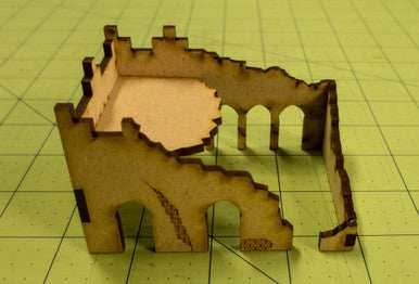 Middle East One Story Building (MDF) - 15MMDF012-D - 