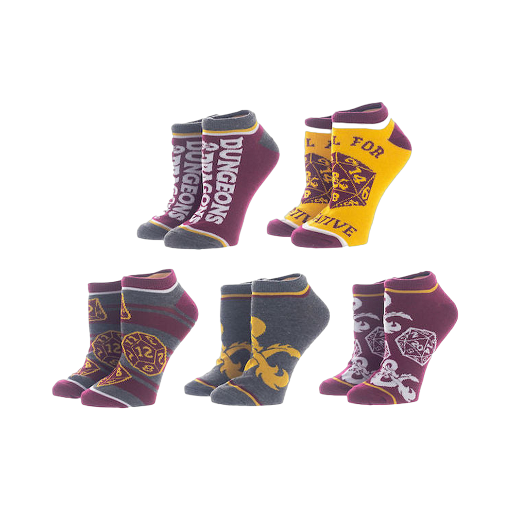 Dungeons & Dragons Logo & Dice 5 Pack
