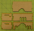 Middle East One Story Building (MDF) - 15MMDF013-D - 