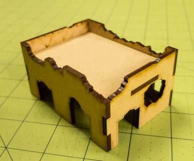 Middle East One Story Building (MDF) - 15MMDF014-D - 