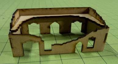 Middle East One Story Building (MDF) - 15MMDF015-D - 