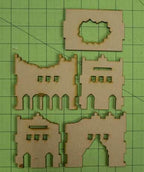 Middle East Two Story Building (MDF) - 15MMDF016-D - 