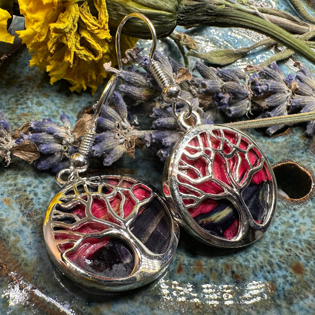 Heathergems Tree of Life Earrings