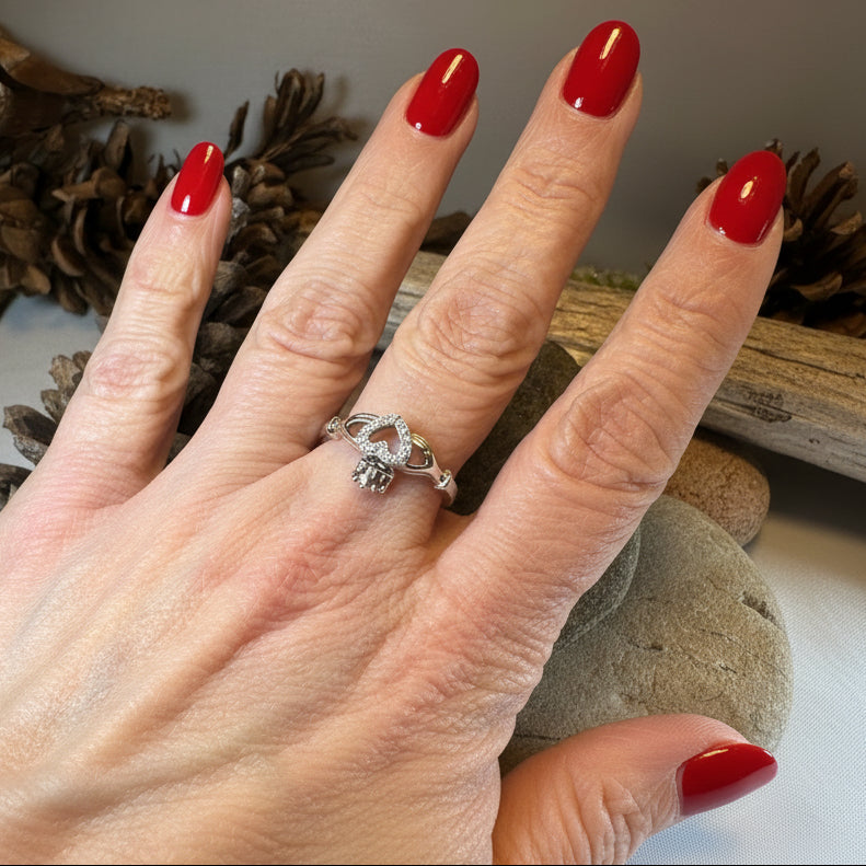 Claddagh Princess Ring