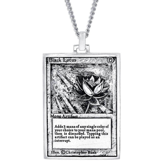 Magic: The Gathering X RockLove Black Lotus Miniature Card Necklace - 