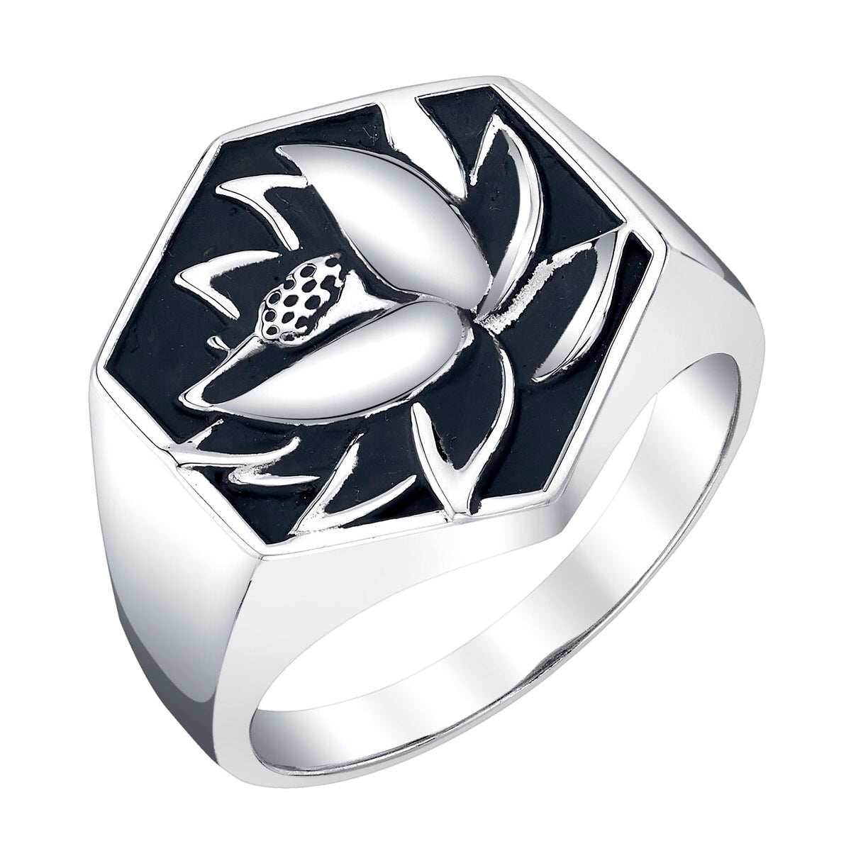 Magic: The Gathering X RockLove Black Lotus Signet Ring - Size 6