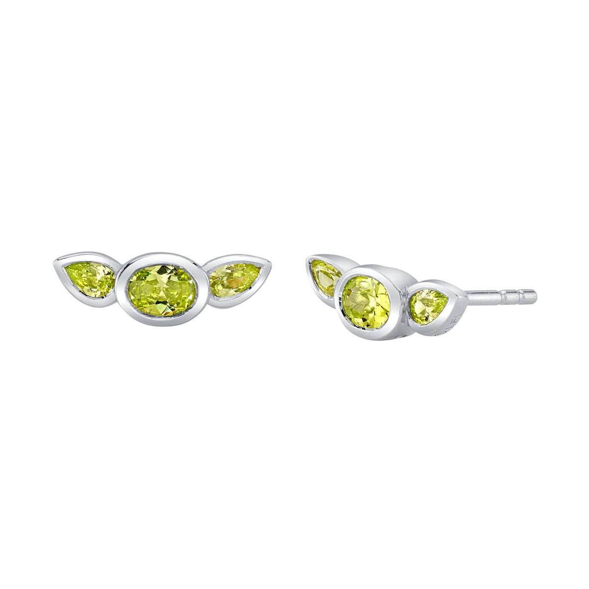 Star Wars X RockLove Grogu Crystal Stud Earrings - 