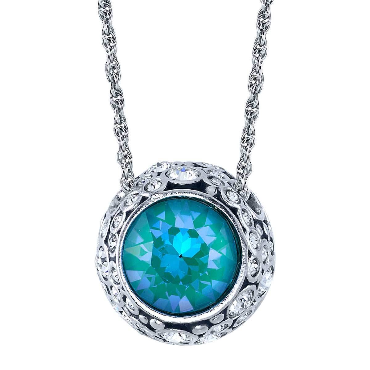 Disney X RockLove THE LITTLE MERMAID Bubble Solitaire Necklace - 