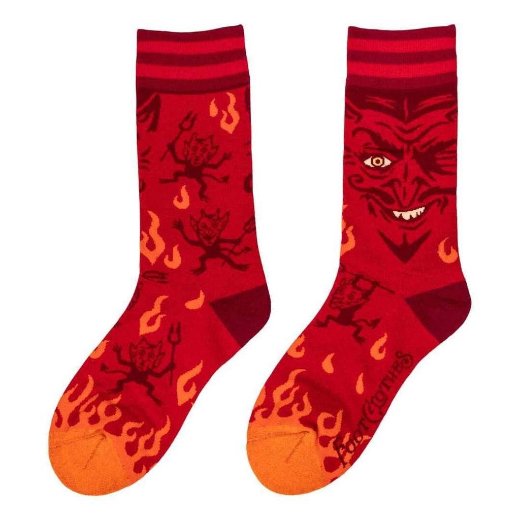 Vintage Devil Crew Socks - 