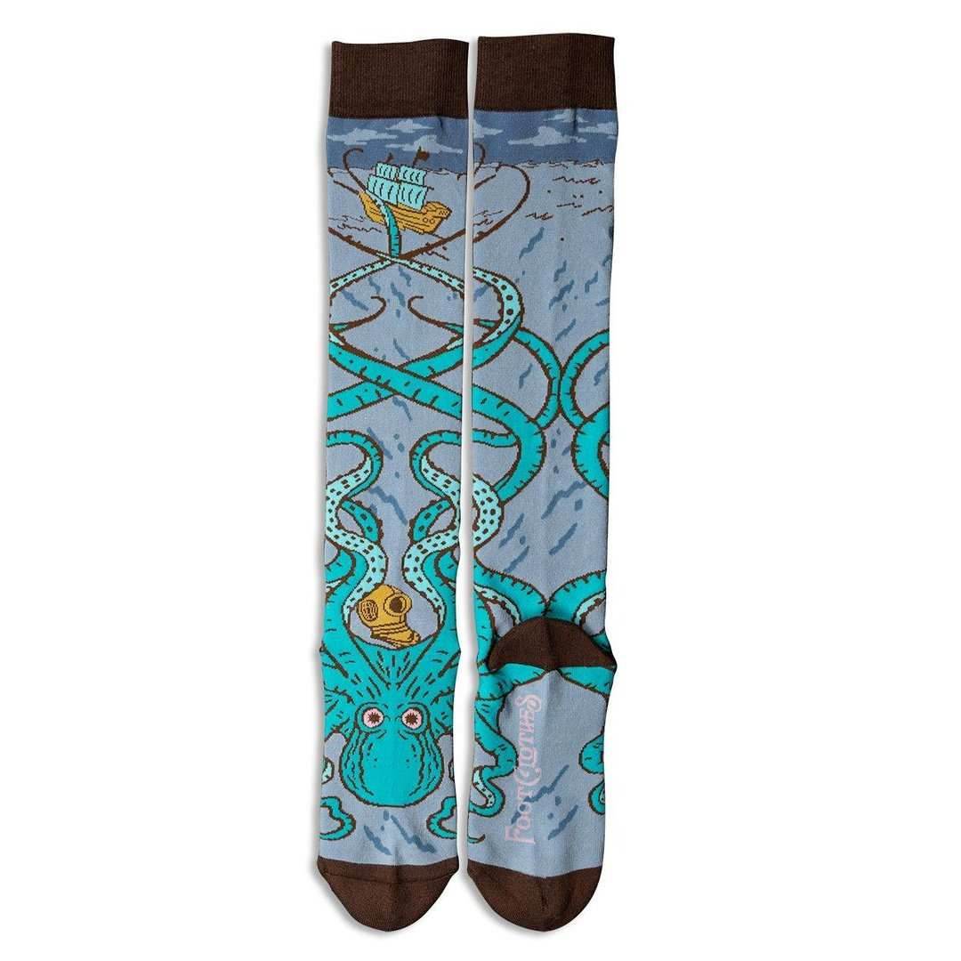 Attack of The Kraken Knee High Socks - 