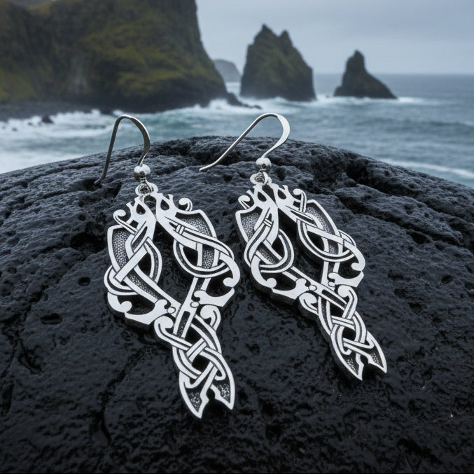 Unne Celtic Viking Earrings