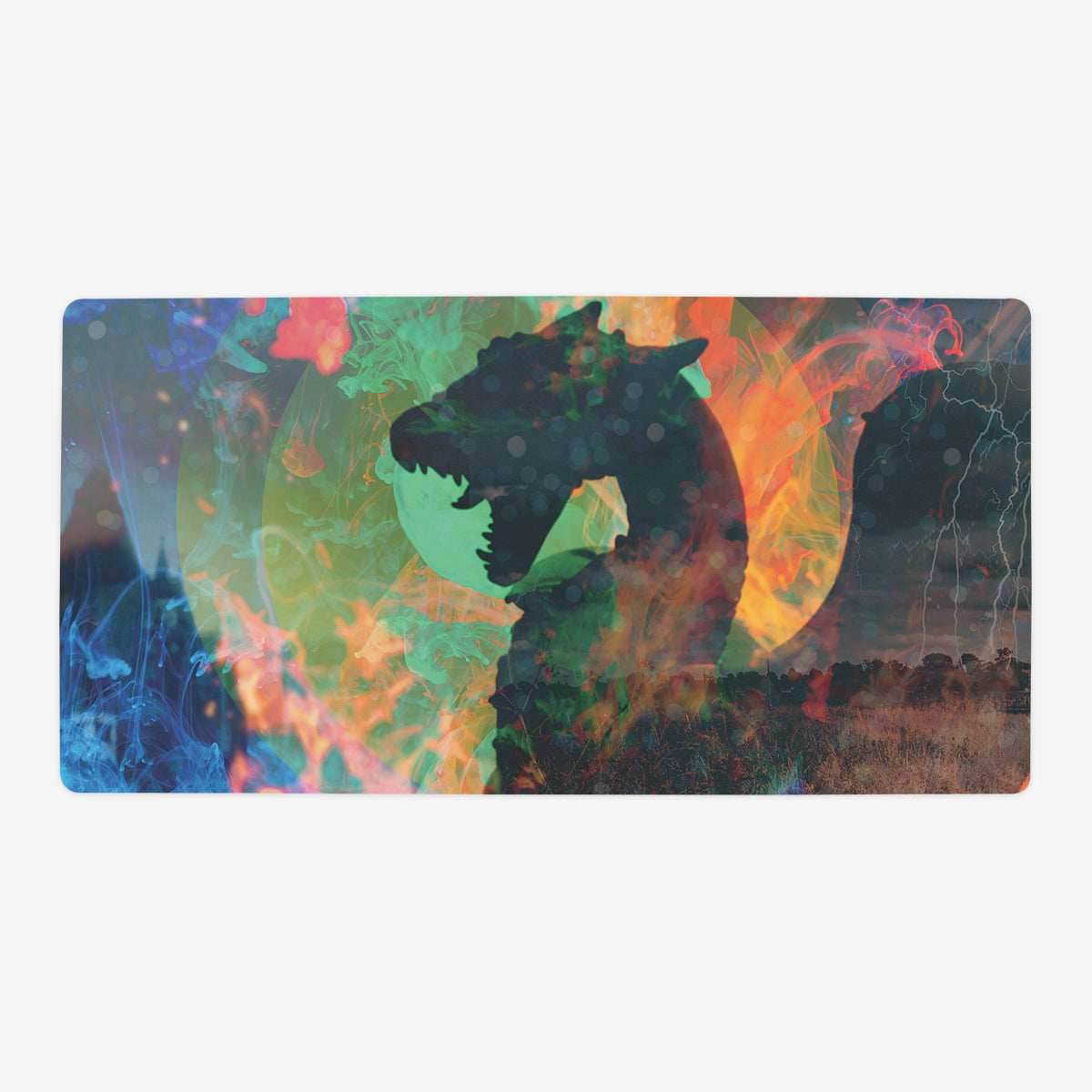 Dragon Destruction Playmat - Oversized Playmat / Plain