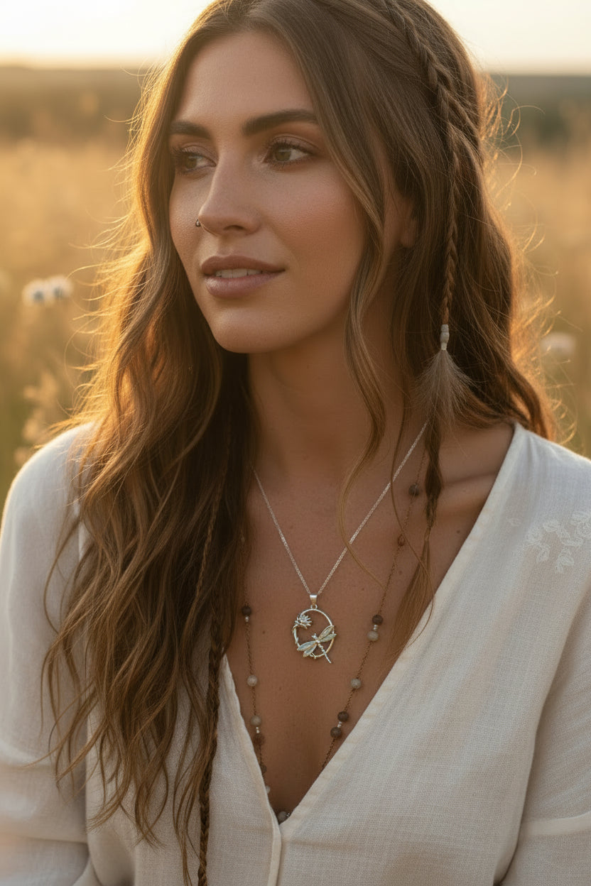 Mystical Dragonfly Necklace