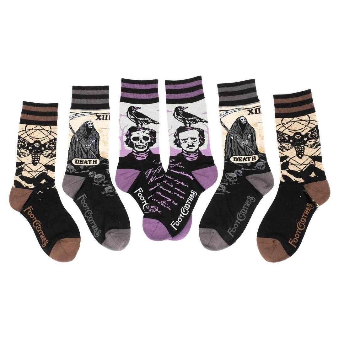 Dark Soles: Goth Crew Sock Pack | 3 Designs - 
