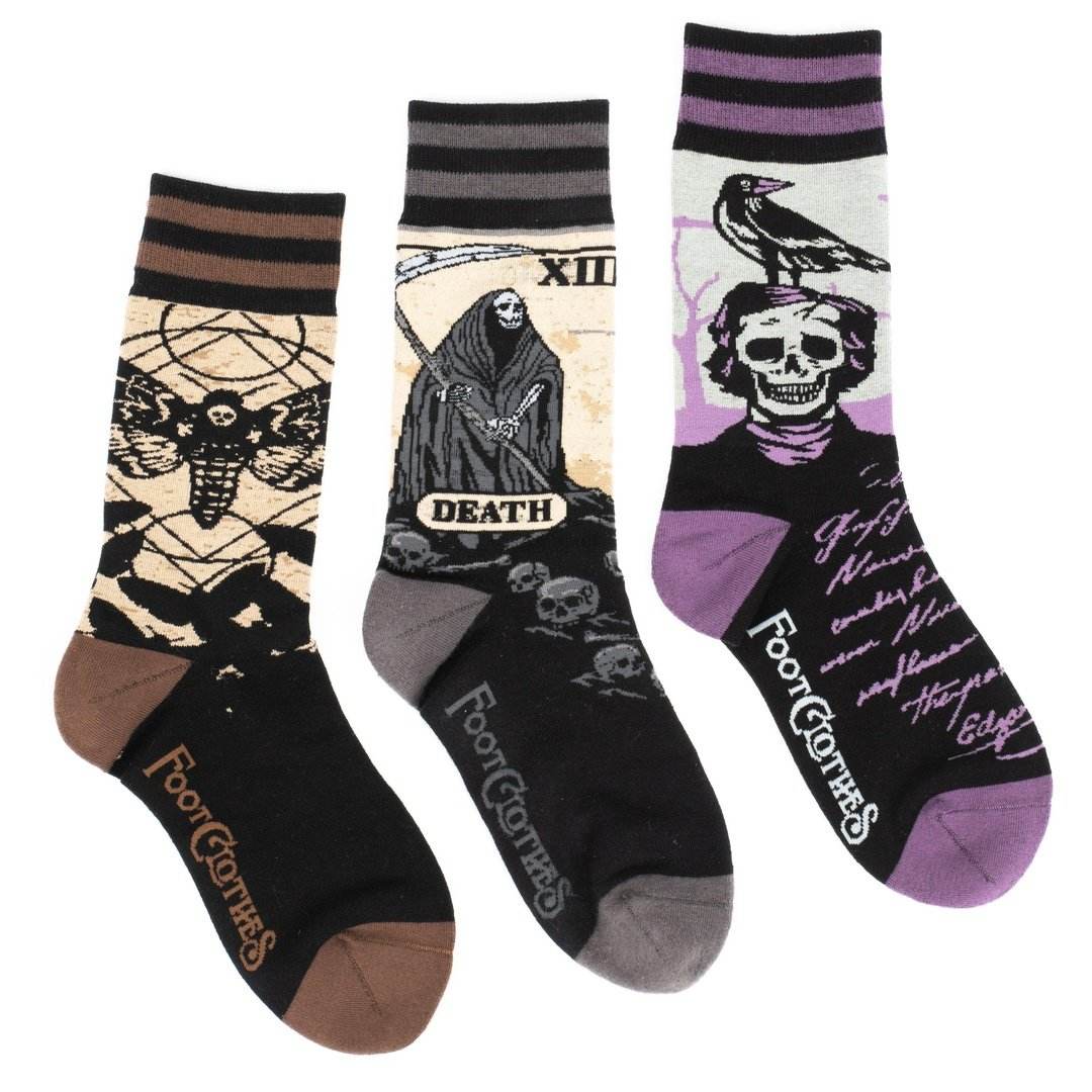 Dark Soles: Goth Crew Sock Pack | 3 Designs - 