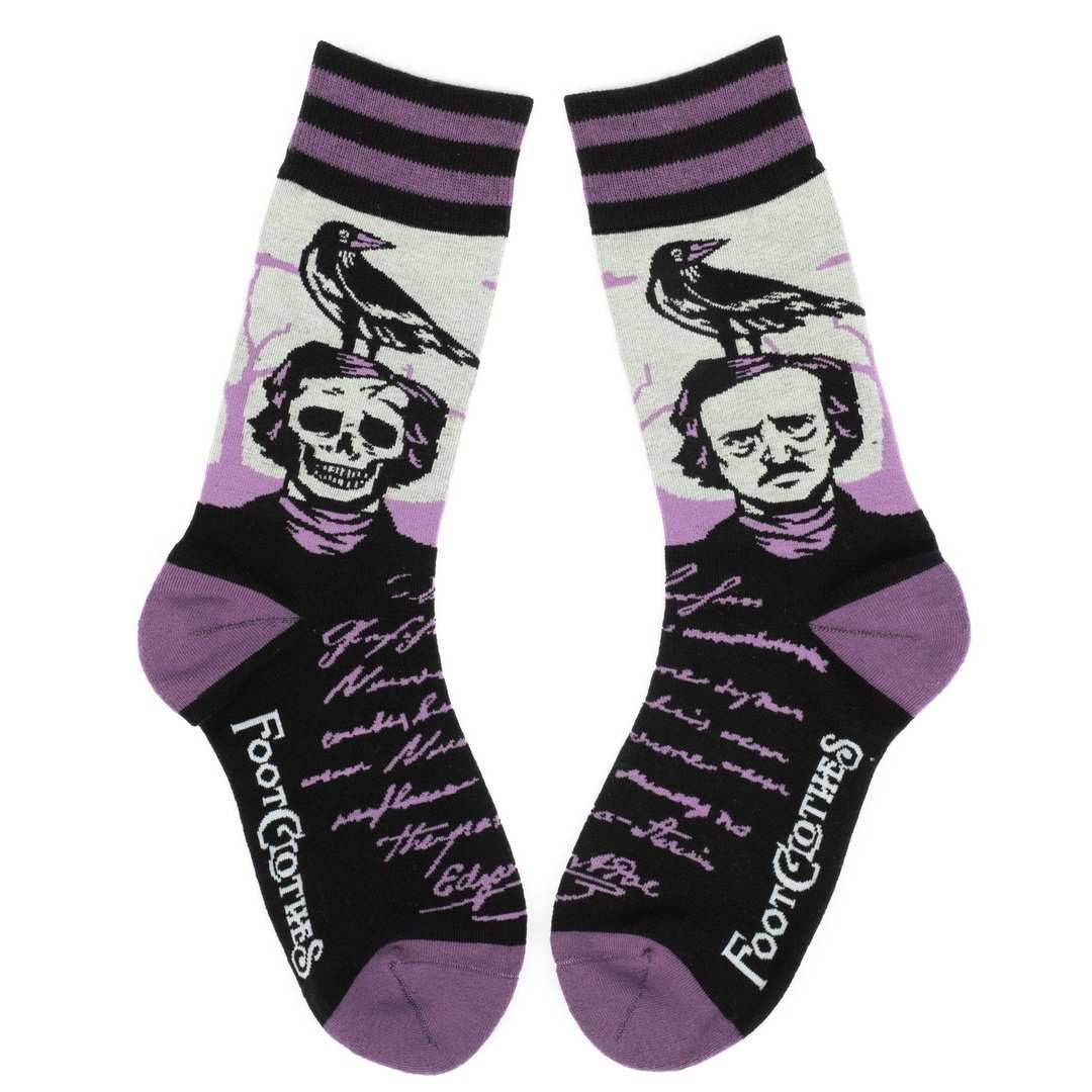 The Raven Poe Ankle and Crew Sock Pack | 2 Designs - 