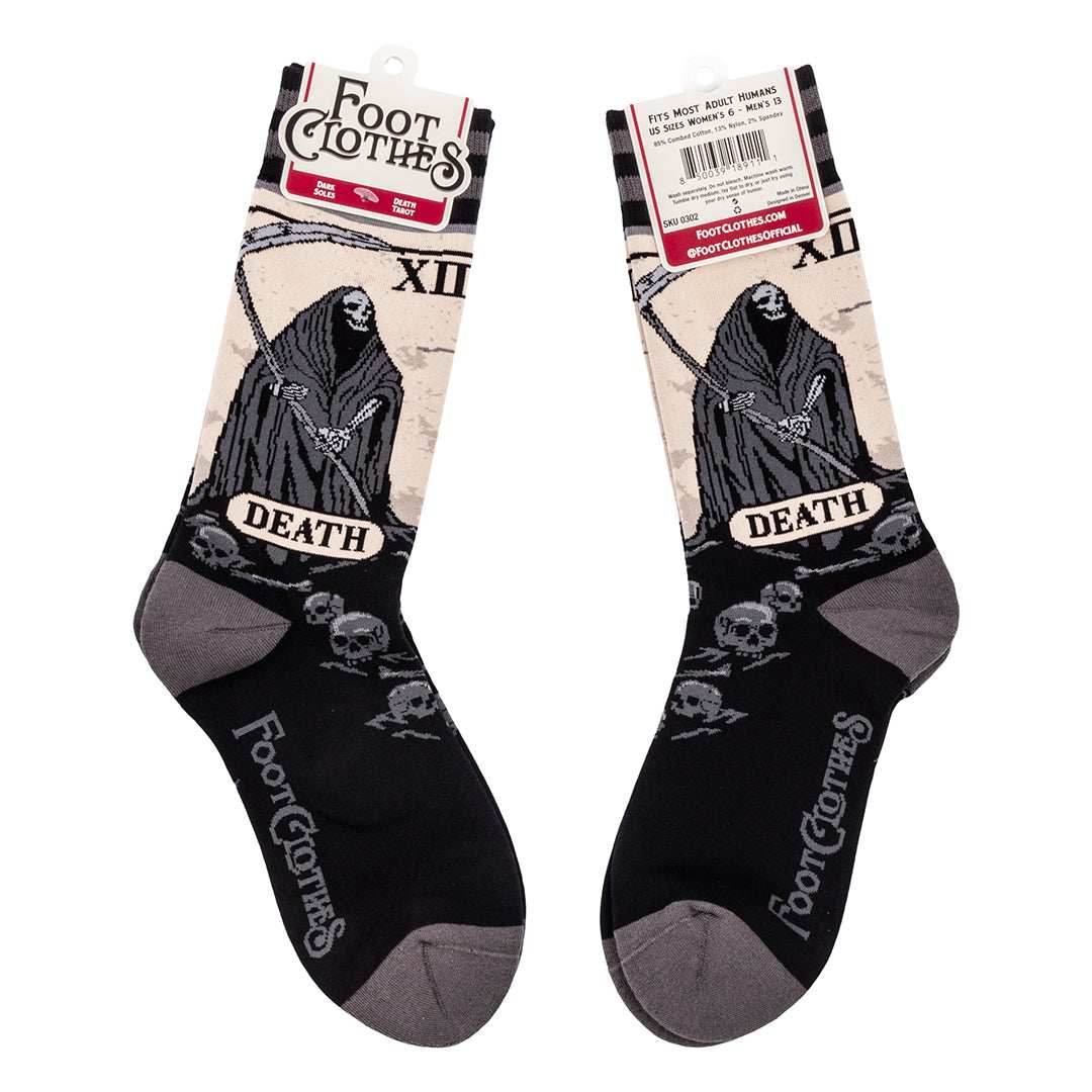 PREORDER Death Tarot Card Crew Socks - 