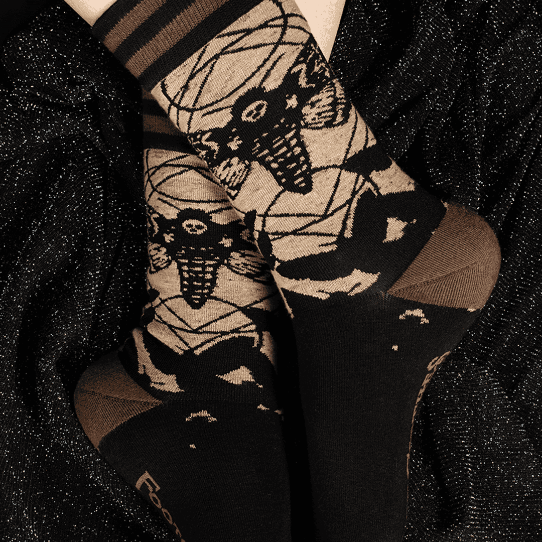 Death's Head Hawkmoth Crew Socks - 