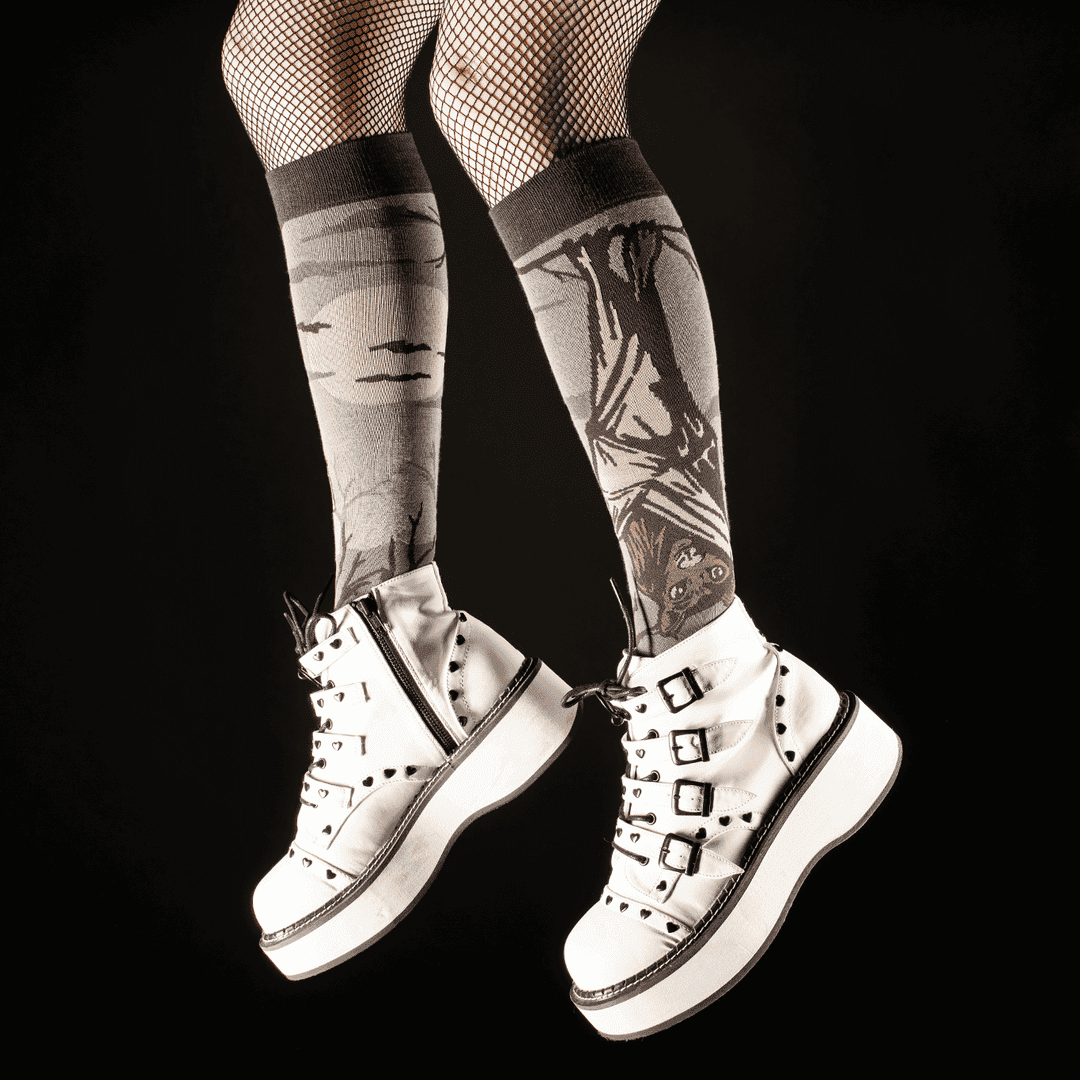 Bat Knee High Socks - 