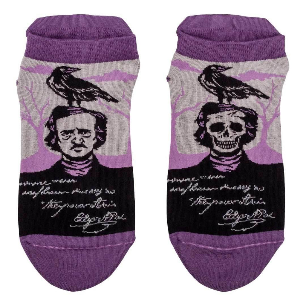 The Raven Poe Ankle Socks - 