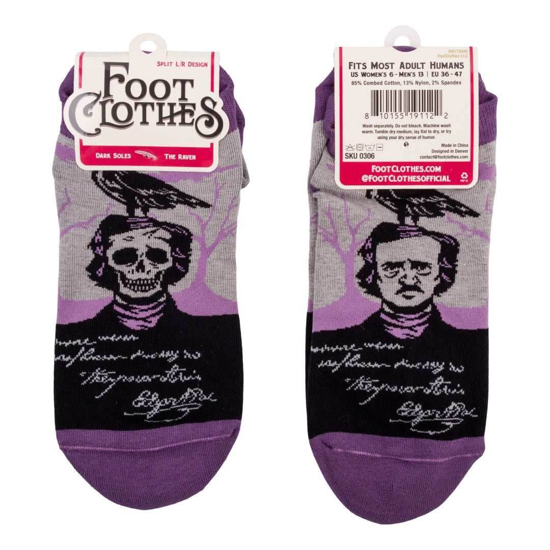 The Raven Poe Ankle Socks - 