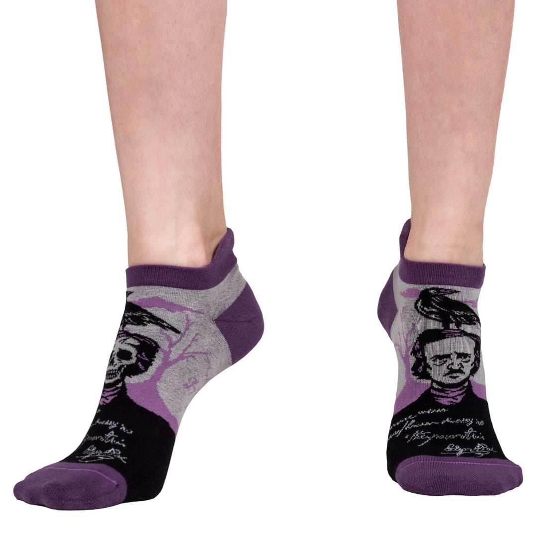 The Raven Poe Ankle Socks - 