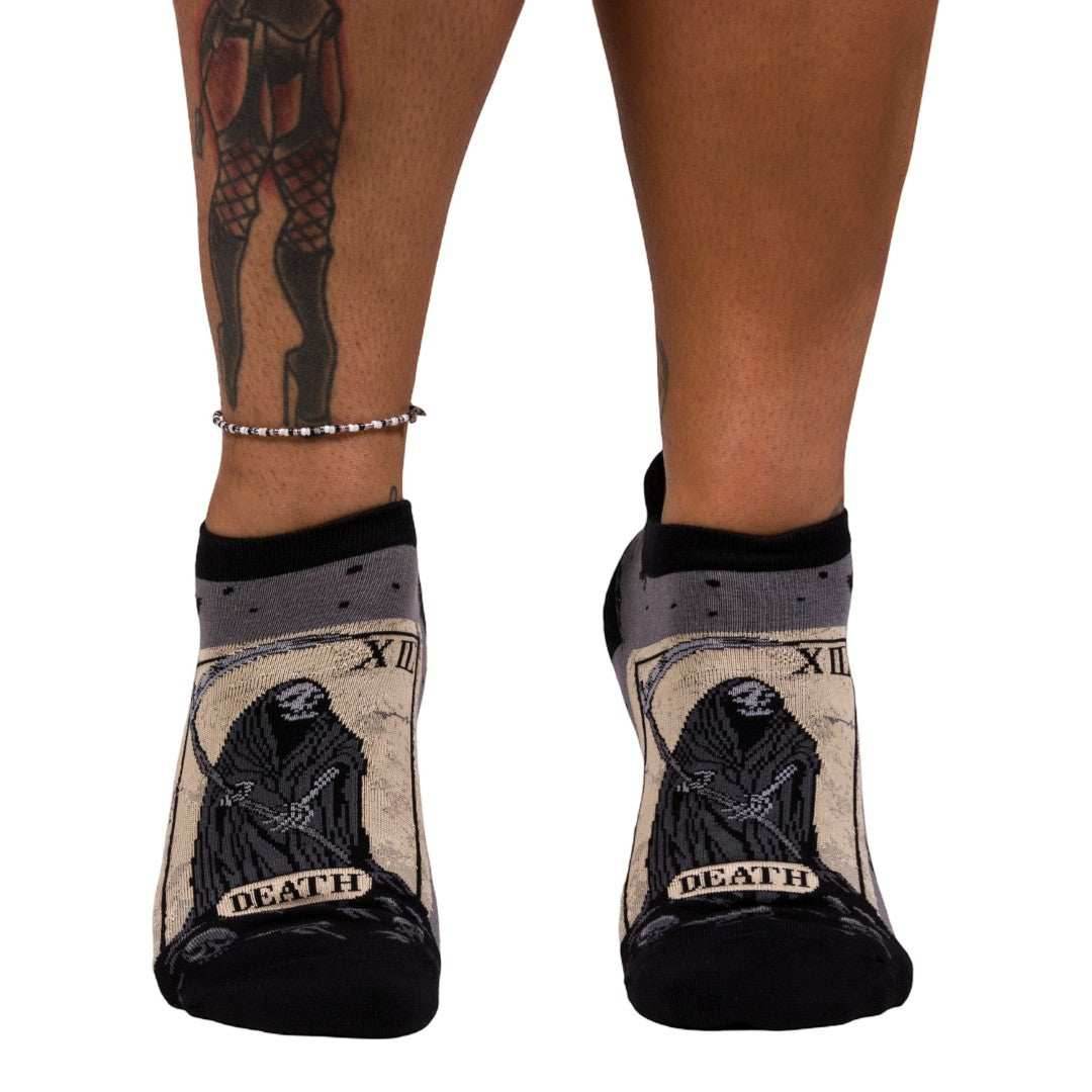 Death Tarot Card Ankle Socks - 