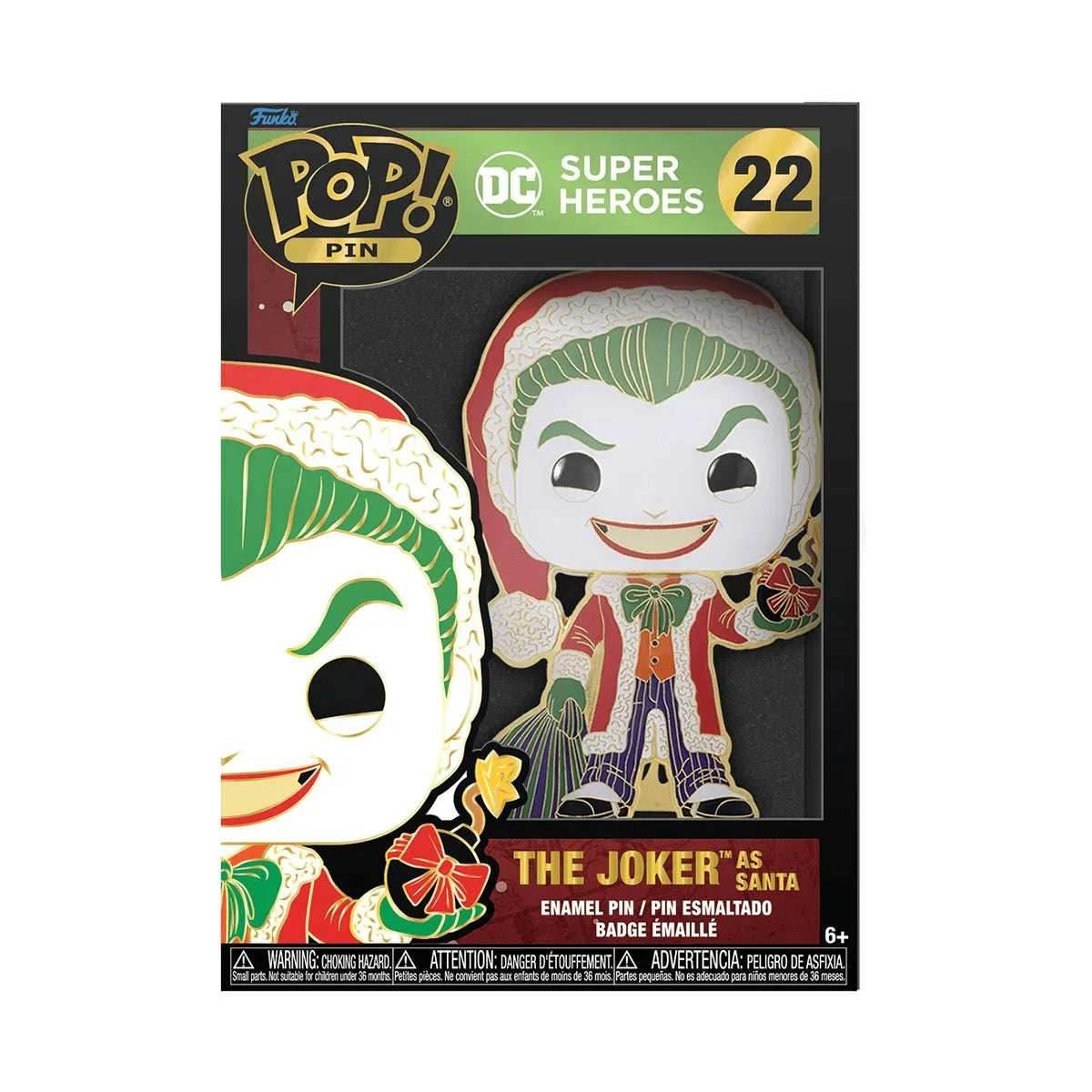 Funko Pin: DC Comics Holiday The Joker as Santa - 