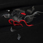 KH9229 Reindeer Embroidery Hoodie - White / S
