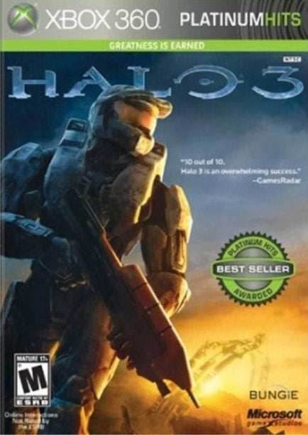 Halo 3 (Platinum Hits) (Xbox 360) - Game Manual Only