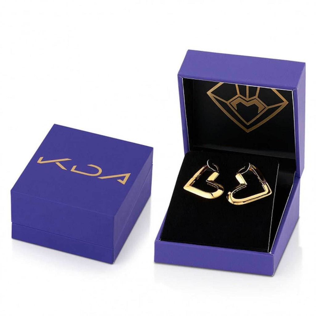 League of Legends X RockLove KDA Ahri Heart Hoop Earrings - 