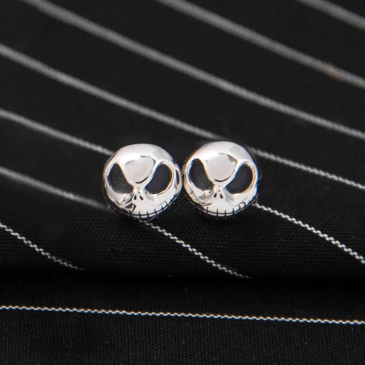 Disney X RockLove THE NIGHTMARE BEFORE CHRISTMAS Jack Skellington Stud Earrings - 