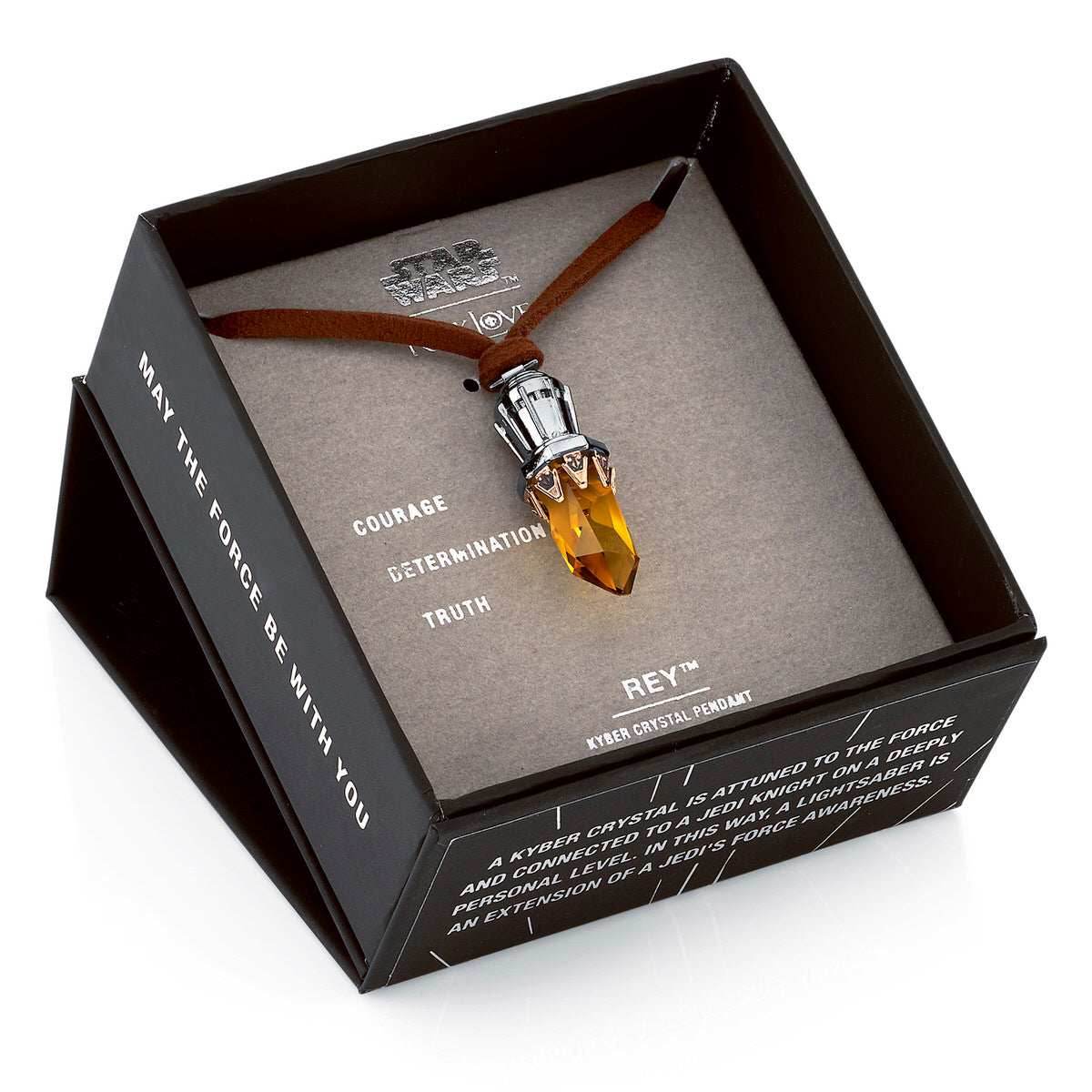 Star Wars X RockLove Rey Kyber Crystal Necklace - 