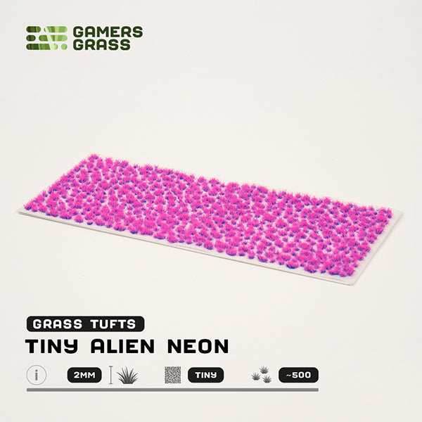 Gamers Grass Tufts: Tiny Alien Tufts- Neon 2mm - 