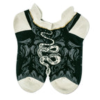 Danger Noodle Snake Ankle Socks