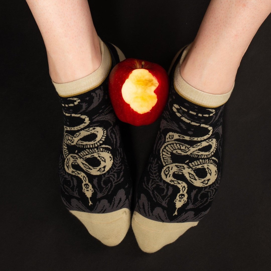 Danger Noodle Snake Ankle Socks