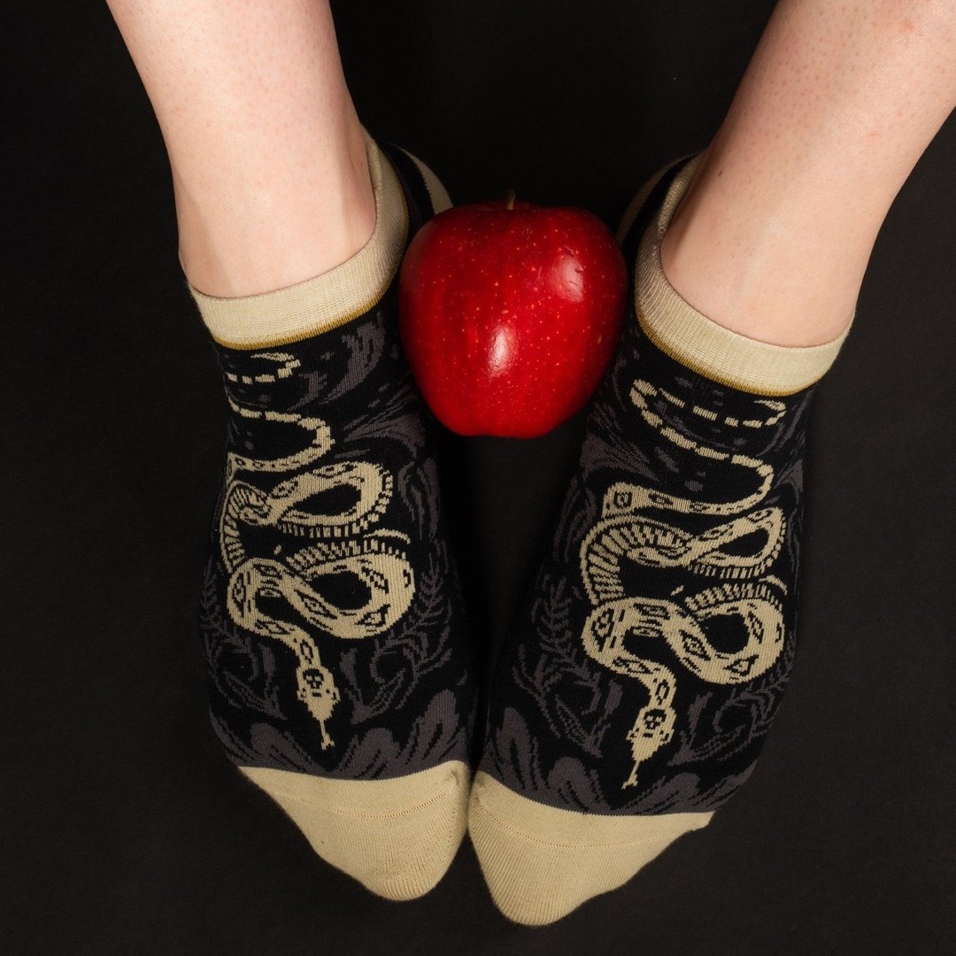 Danger Noodle Snake Ankle Socks