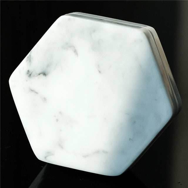 Resin Hexagon Box for Dnd Dice Case (White & Black） - 