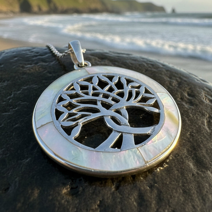 Carmina Tree of Life Shell Necklace