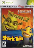 Shrek 2 and Shark Tale 2 in 1 (Xbox) - Game Manual Only