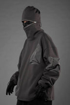 HiH33 Grey Utility Hoodie - Grey / M