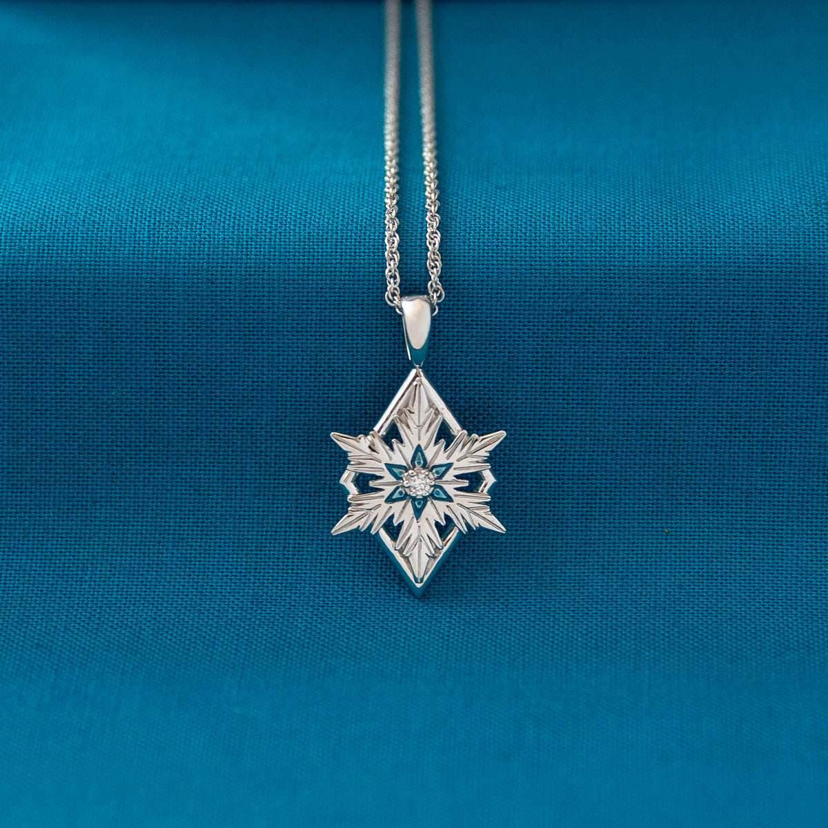 Disney X RockLove FROZEN Elsa Keepsake Necklace - 